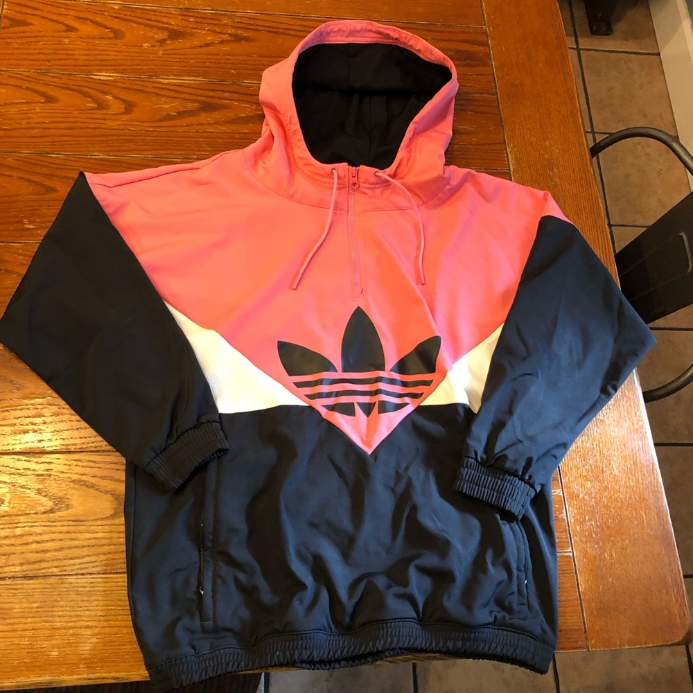 Adidas windbreaker hoodie
